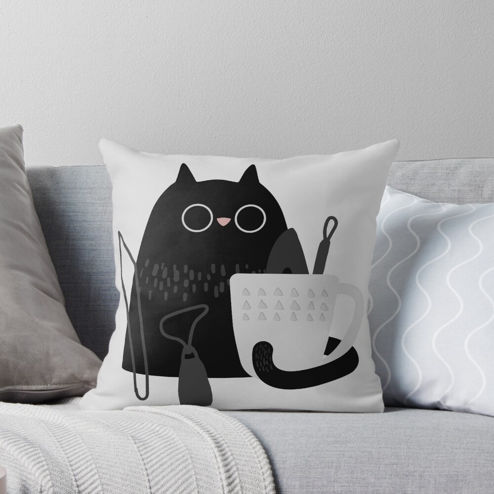 Item preview, Throw Pillow designed and sold by Teequeque.