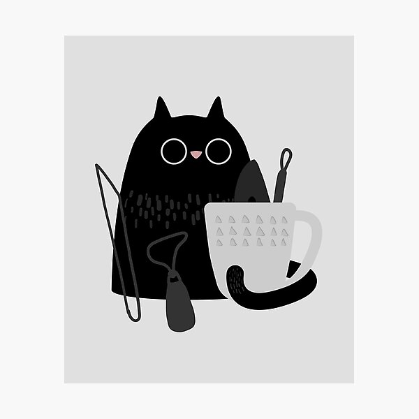 Item preview, Pottery cat designed and sold by Teequeque.