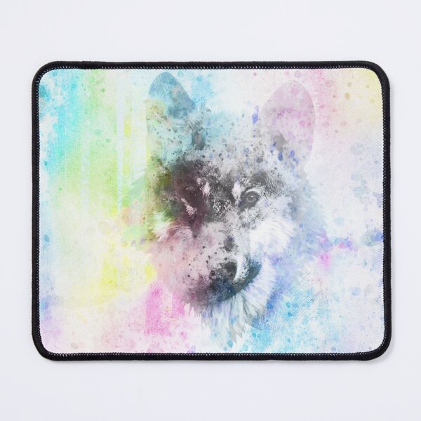Item preview, Colorful wolf designed and sold by Destroyed-Pixel.