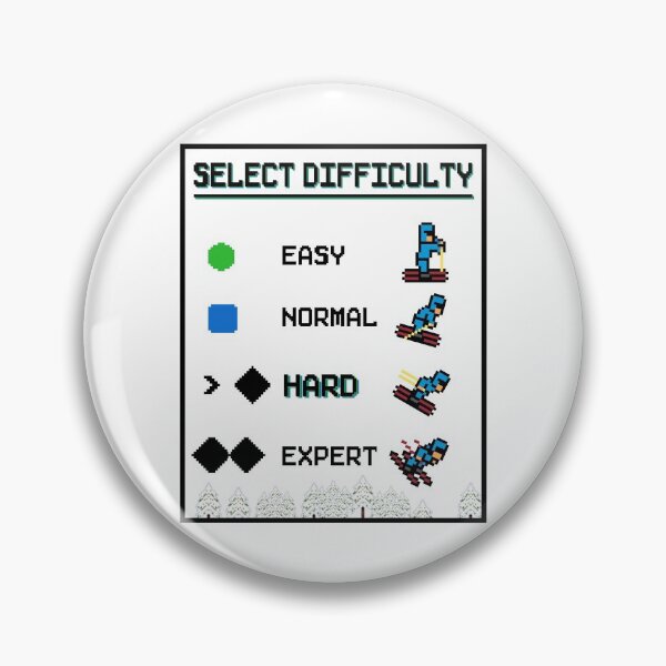 Item preview, Ski Pixel Art - Select Difficulty designed and sold by JordanHolmes.