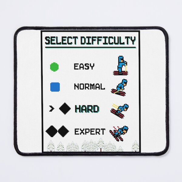 Item preview, Ski Pixel Art - Select Difficulty designed and sold by JordanHolmes.