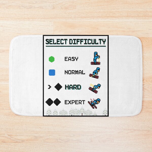 Item preview, Ski Pixel Art - Select Difficulty designed and sold by JordanHolmes.