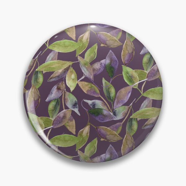 Item preview, Green and Purple Colorful Leaves  designed and sold by Kim Lewellyan.