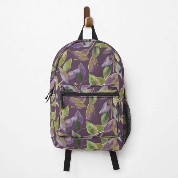 Item preview, Green and Purple Colorful Leaves designed and sold by Kim Lewellyan.