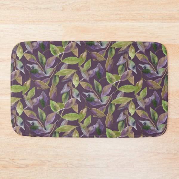 Item preview, Green and Purple Colorful Leaves  designed and sold by Kim Lewellyan.
