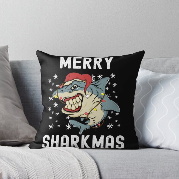 Item preview, Merry Sharkmas Funny Shark Xmas Fish designed and sold by Club7Studios.