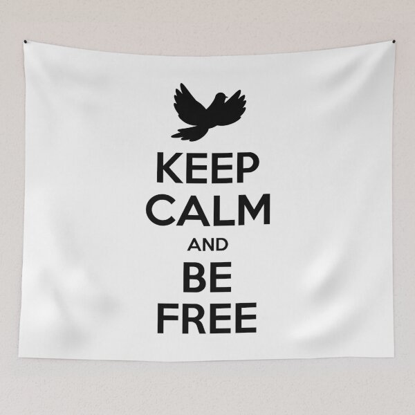 Item preview, Keep calm and be free designed and sold by Koihl.