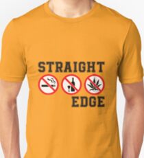 t shirt straight edge