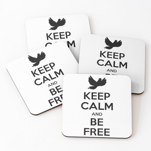 Item preview, Keep calm and be free designed and sold by Koihl.