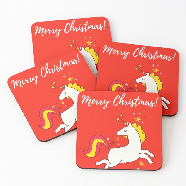 Item preview, Funny Unicorn Marry Christmas designed and sold by IKERAS.