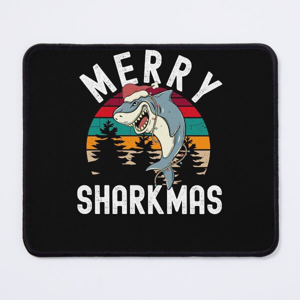 Item preview, Merry Sharkmas Funny Shark Xmas Fish designed and sold by Club7Studios.