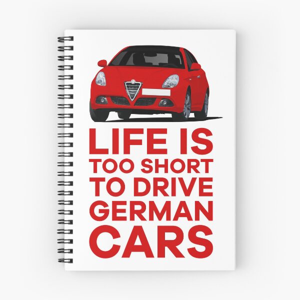 Item preview, Red - Life is too short to drive German cars - Giulietta designed and sold by knappidesign.