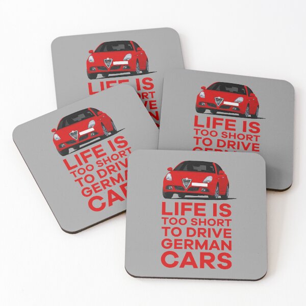 Item preview, Red - Life is too short to drive German cars - Giulietta designed and sold by knappidesign.