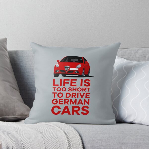 Item preview, Red - Life is too short to drive German cars - Giulietta designed and sold by knappidesign.