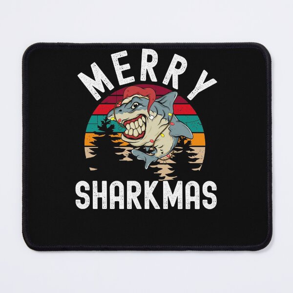 Item preview, Merry Sharkmas Funny Shark Xmas Fish designed and sold by Club7Studios.