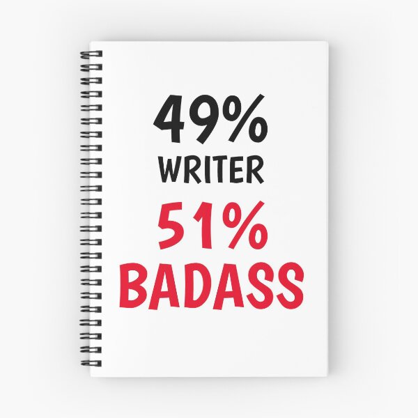 Item preview, Writer Badass  designed and sold by Yay Design.