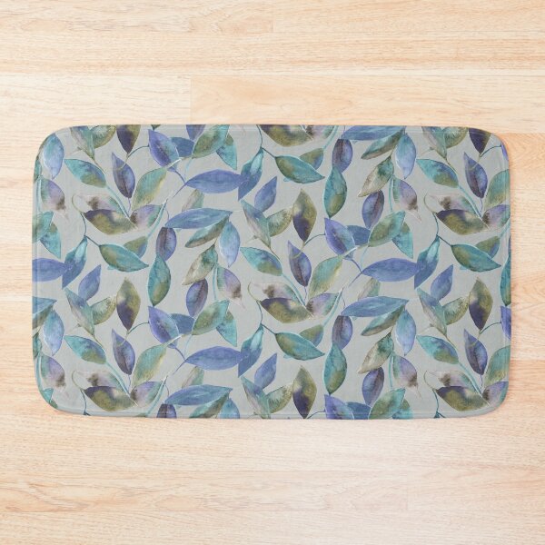 Item preview, Teal, Green & Blue Colorful Leaves designed and sold by Kim Lewellyan.