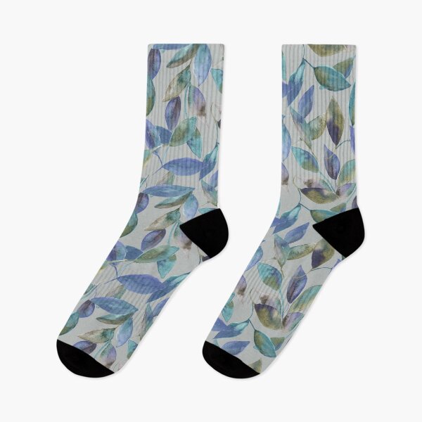 Item preview, Teal, Green & Blue Colorful Leaves designed and sold by Kim Lewellyan.