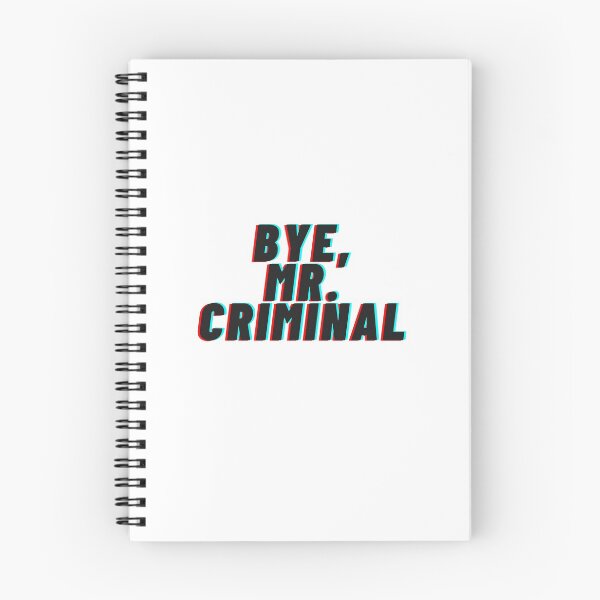 Item preview, BYE MR CRIMINAL designed and sold by waddiwasiart.