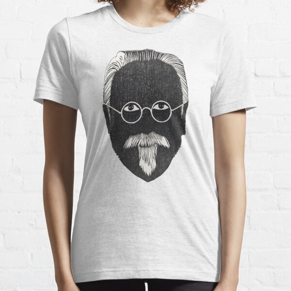 Vintage Illustration of Man with the Round Glasses and Goatee  Essential T-Shirt