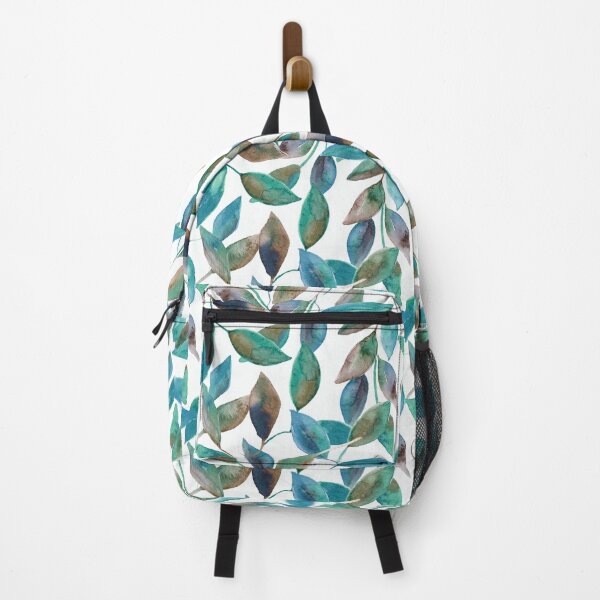 Item preview, Colorful Teal Leaves designed and sold by Kim Lewellyan.