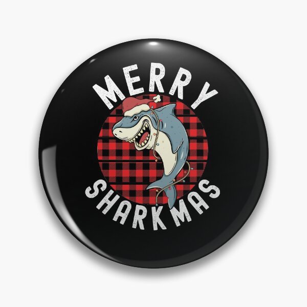 Item preview, Merry Sharkmas Funny Shark Xmas Fish designed and sold by Club7Studios.