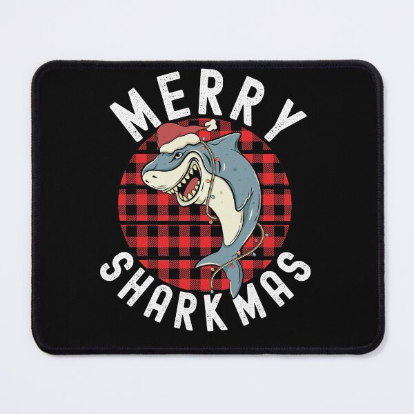 Item preview, Merry Sharkmas Funny Shark Xmas Fish designed and sold by Club7Studios.