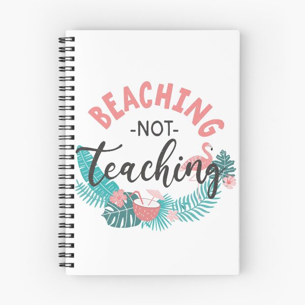 Item preview, Beaching Not Teaching - Trendy Back To School Design For Students and Teachers designed and sold by Prince - Bestseller ★★★★★.