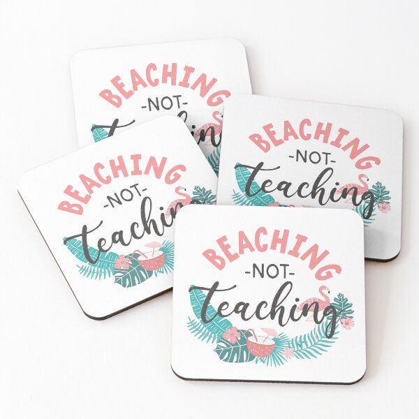 Item preview, Beaching Not Teaching - Trendy Back To School Design For Students and Teachers designed and sold by Prince - Bestseller ★★★★★.