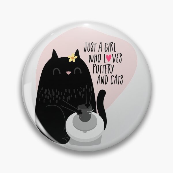 Item preview, A girl who loves pottery and cats designed and sold by Teequeque.