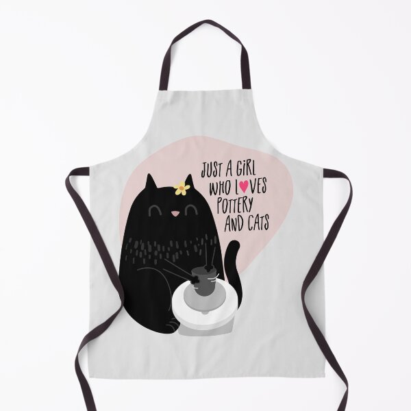 Item preview, A girl who loves pottery and cats designed and sold by Teequeque.