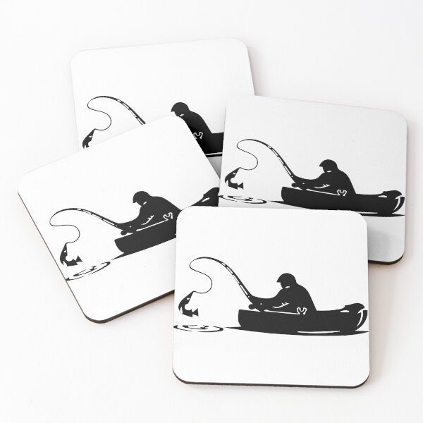 Item preview, Love Fishing Born to go fishing Forced to work Fisherman Stick Figure Holding Fish Bones I love Fishing Art Design Happy Apparel Essential Inspiration Joy Mood Funny designed and sold by DesignByHeartUK.