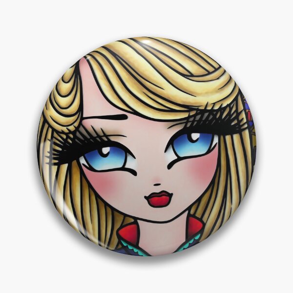 Item preview, Northern Lights Reindeer and Blonde Cutie Whimsical Fantasy Art designed and sold by hannahlynnart.