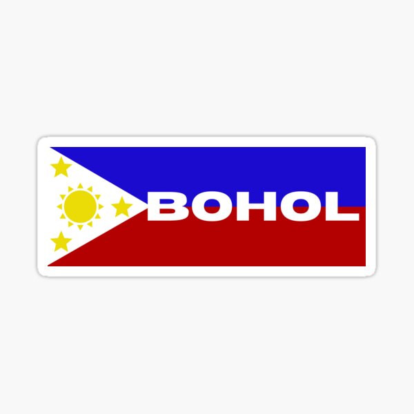 Province Of Bohol In The Philippines Flag Sticker For Sale By Aybe7elf Redbubble 7997