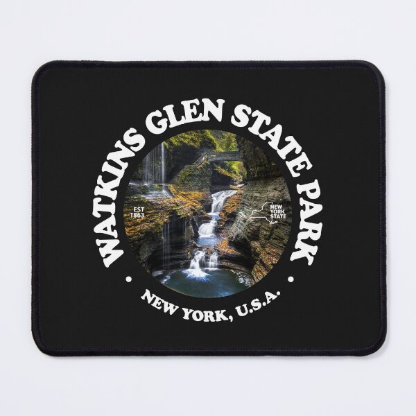 Item preview, Watkins Glen State Park NY Camping Fishing Hiking Biking designed and sold by Capybara Clothing.