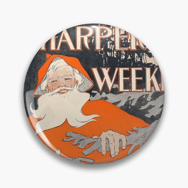 Item preview, Vintage Christmas Magazine Cover from Harper's Weekly (1894) designed and sold by Douglas E. Welch Design and Photography.
