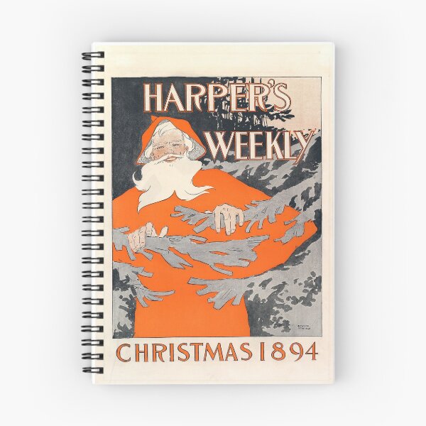 Item preview, Vintage Christmas Magazine Cover from Harper's Weekly (1894) designed and sold by Douglas E. Welch Design and Photography.