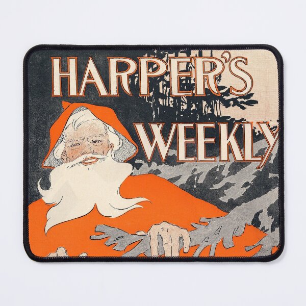 Item preview, Vintage Christmas Magazine Cover from Harper's Weekly (1894) designed and sold by Douglas E. Welch Design and Photography.