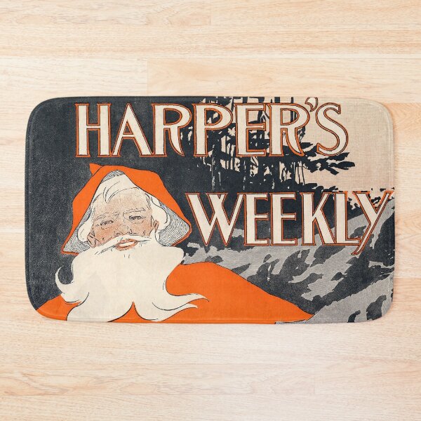 Item preview, Vintage Christmas Magazine Cover from Harper's Weekly (1894) designed and sold by Douglas E. Welch Design and Photography.