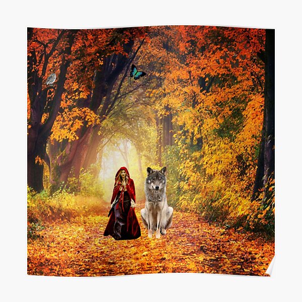 Little Red Riding - Little Red Riding Design - Little Red Riding cute Poster