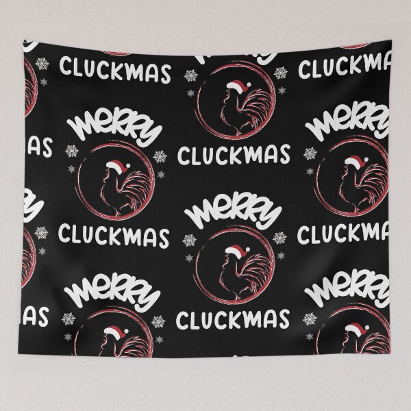 Item preview, Merry Cluckmas, Cluckmas designed and sold by SportyDogShop.