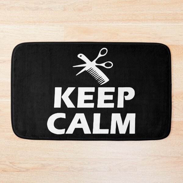 Artikelvorschau, Keep Calm Love Barber Funny Hair Cut Gift Premium Apparel Funny Holiday Xmas entworfen und verkauft von DesignByHeartUK.