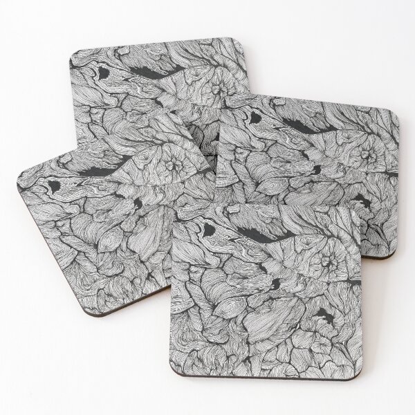 Item preview, Organic linework , black and white designed and sold by Death-byart.