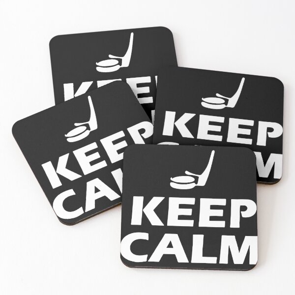 Item preview, Keep Calm Play ice hockey professional hockey love skate hockey funny Gift Premium Apparel Funny Holiday Xmas designed and sold by DesignByHeartUK.