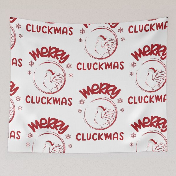 Item preview, Merry Cluckmas, Cluckmas designed and sold by SportyDogShop.