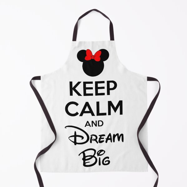 Item preview, Keep calm and Dream big, quote, with Minnie ears and red ribbon. designed and sold by Koihl.