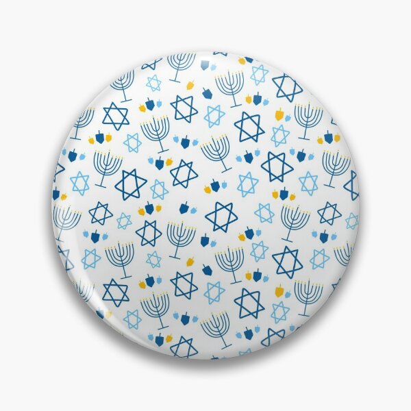 Item preview, Hanukkah Stars, Menorahs, and Dreidels Doodle Pattern, made by EndlessEmporium designed and sold by EndlessEmporium.