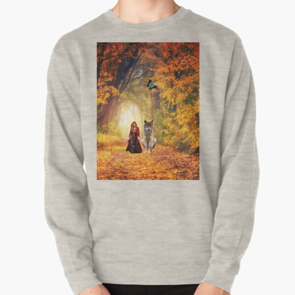 Little Red Riding - Little Red Riding Design - Little Red Riding cute Pullover Sweatshirt
