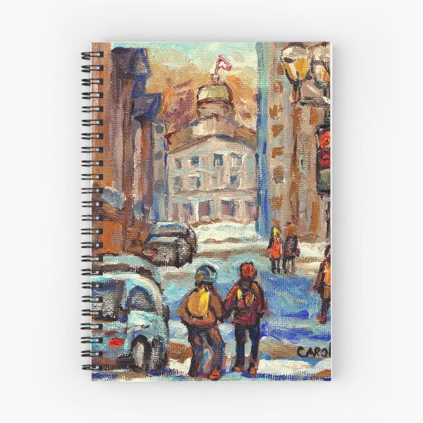 Item preview, MCGILL UNIVERSITY MONTREAL WINTER SCENE WITH STUDENTS  designed and sold by Carole  Spandau.