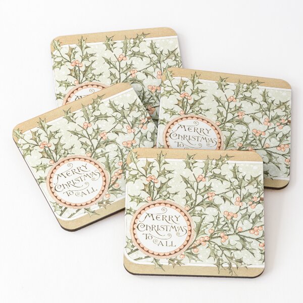 Item preview, Christmas Card Depicting Botanical Ornamentation (1865–1899) by L. Prang & Co designed and sold by Designedbysm.